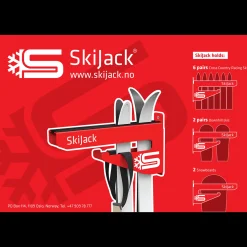 Skijack Skihanger Wall Grey 300mm 24/25, suksiteline - Maastohiihtotarvikkeet - Skijack Skihanger Wall Grey 300mm 24/25, suksiteline