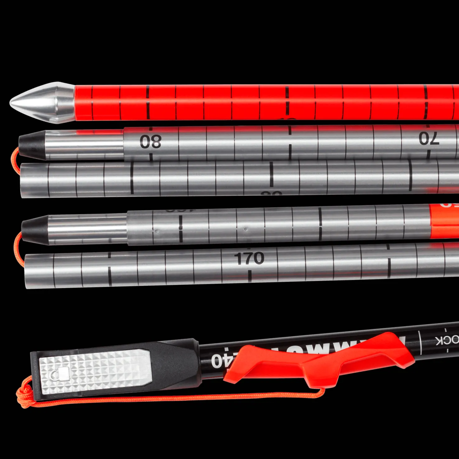 Snow Safety Acc. Probe 240 speed lock 24/25, lumivyörysondi - Piipparit, Lapiot Ja Sondit - Snow Safety Acc. Probe 240 speed lock 24/25, lumivyörysondi