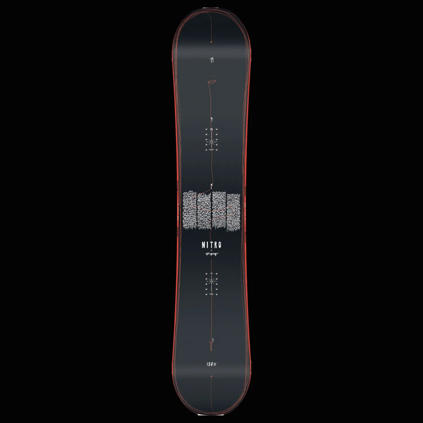 Snowboard T1 X FFF Wide 24/25, miesten lumilauta - Lumilaudat - Snowboard T1 X FFF Wide 24/25, miesten lumilauta