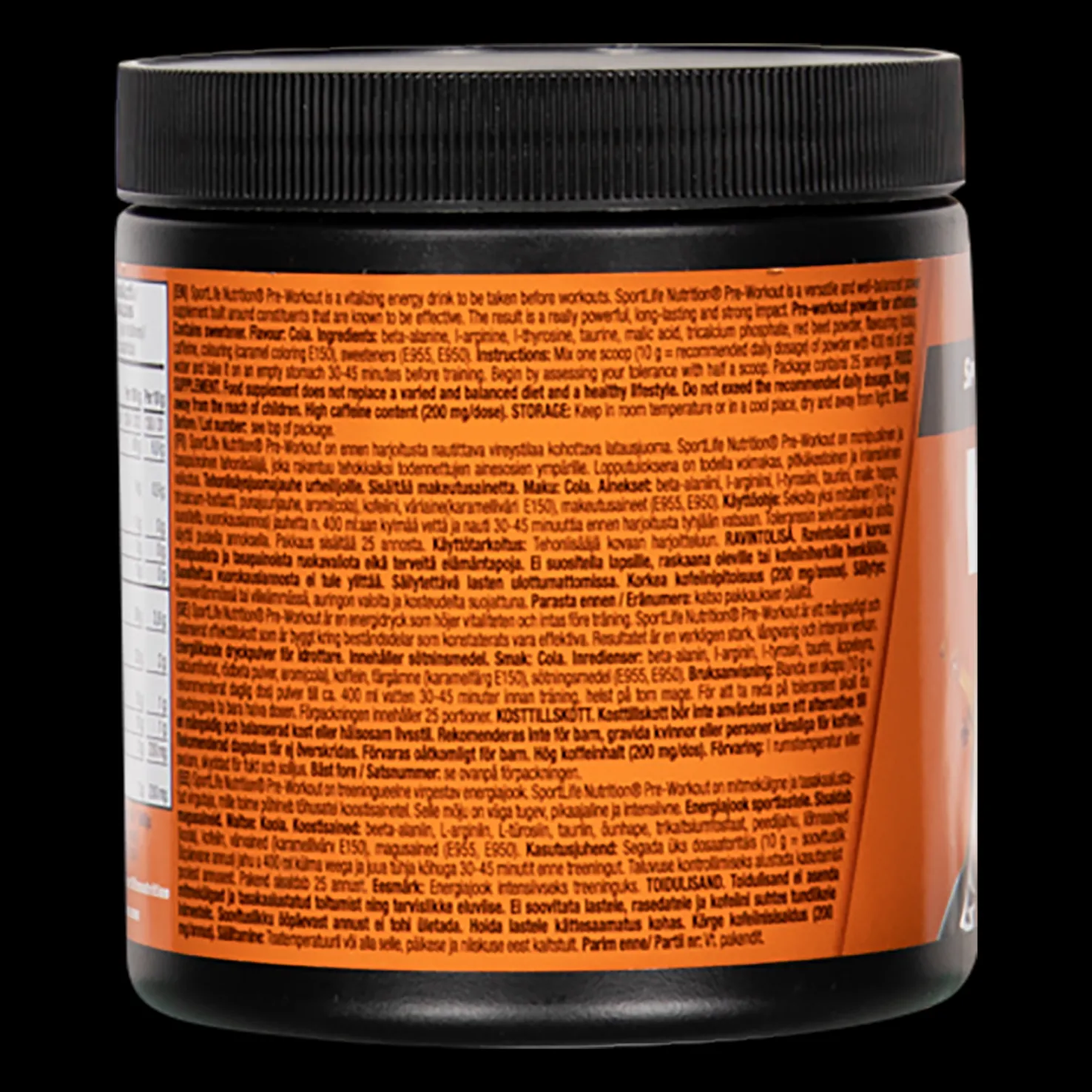 Sportlife Pre-Workout 250g vesimeloni, tehonlisäysjuomajauhe - Energiapatukat - Sportlife Pre-Workout 250g vesimeloni, tehonlisäysjuomajauhe