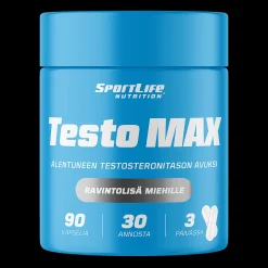 SportLife Testo MAX 90 kaps, ravintolisä - Superfood ja luonnolliset ravinteet - SportLife Testo MAX 90 kaps, ravintolisä