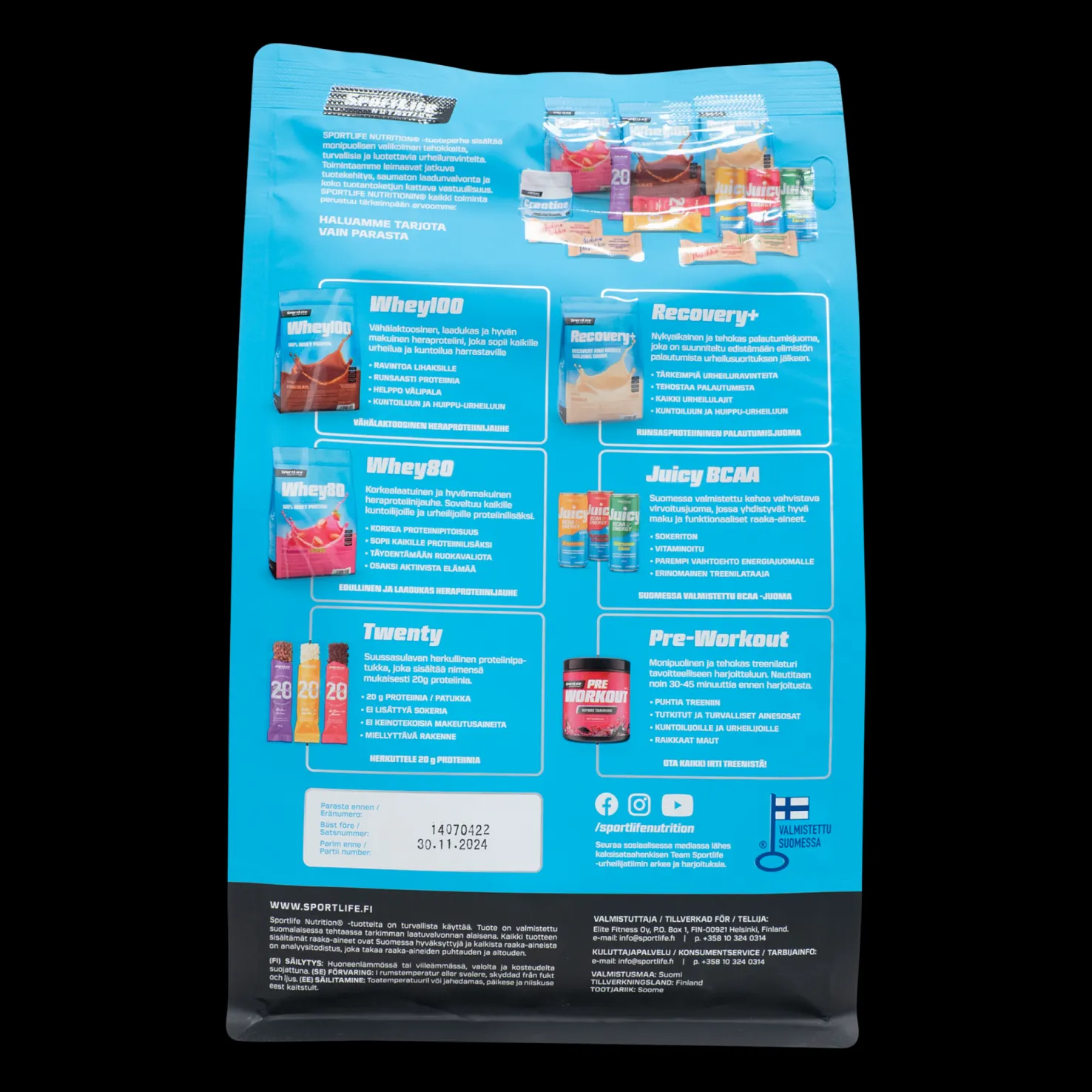 SportLife Whey+ - Proteiinilisät - SportLife Whey+