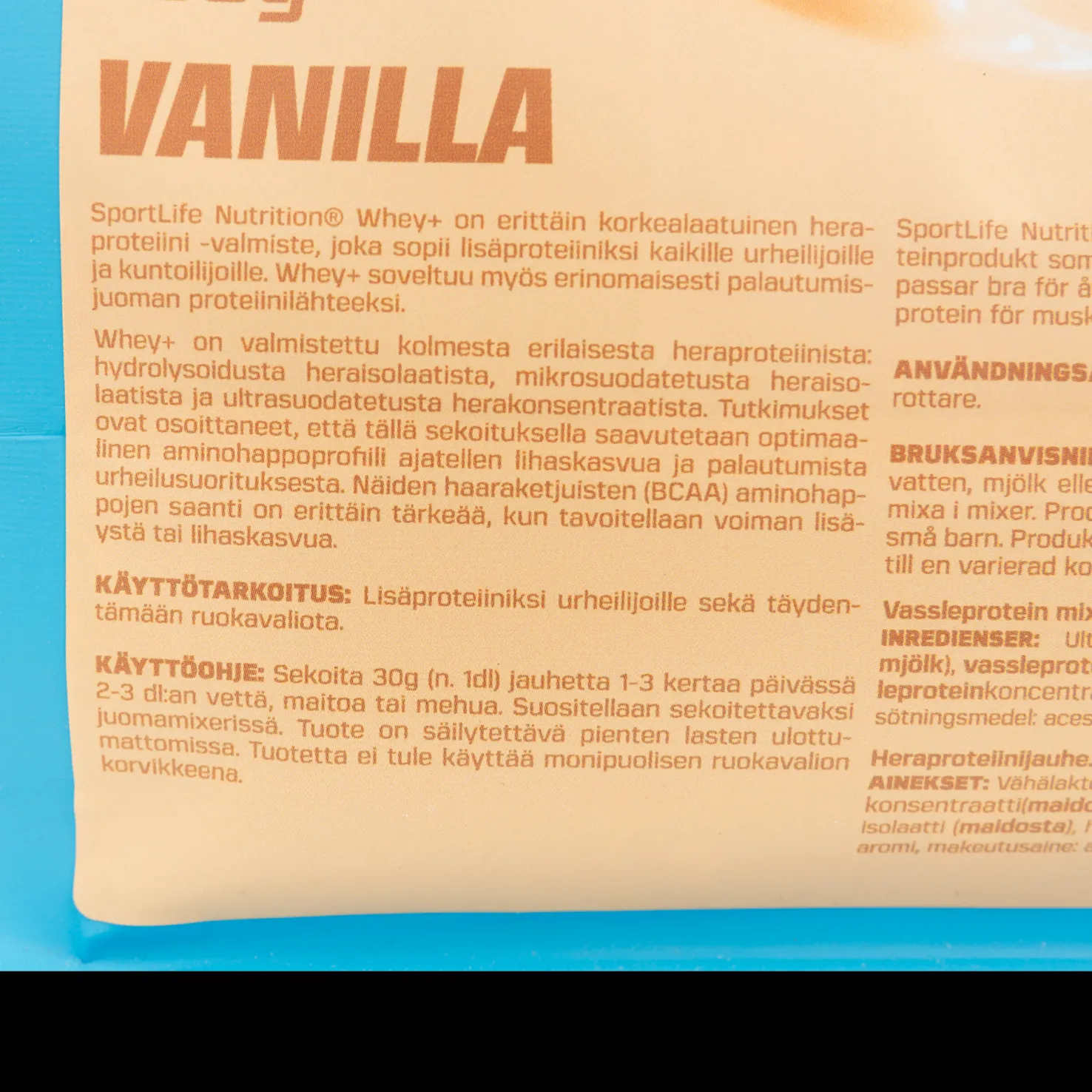 SportLife Whey+ - Proteiinilisät - SportLife Whey+