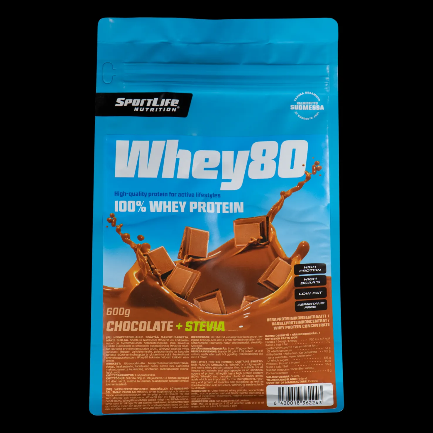 Sportlife Whey80 - Proteiinilisät - Sportlife Whey80