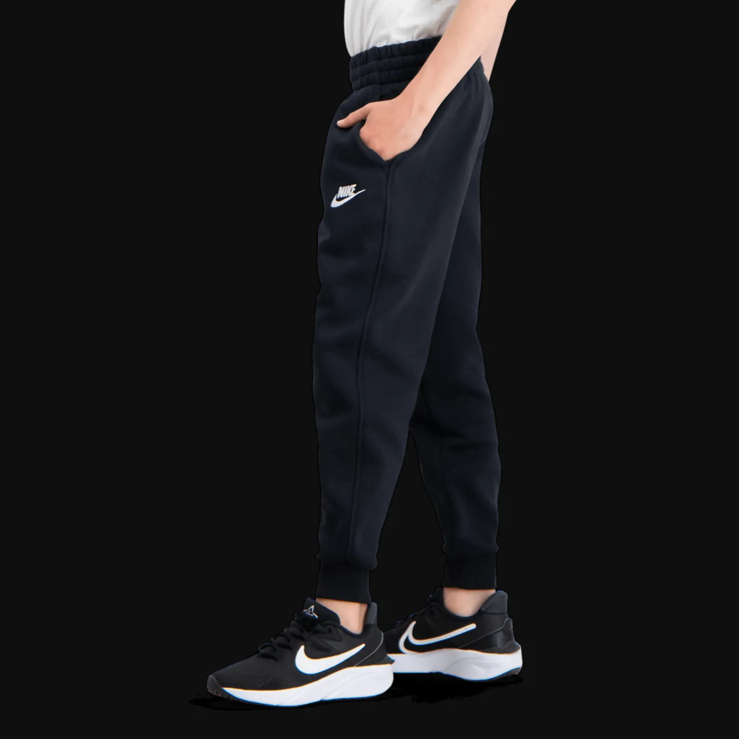 Sportswear Club Fleece, nuorten collegehousut - Vapaa-Ajan Housut - Sportswear Club Fleece, nuorten collegehousut