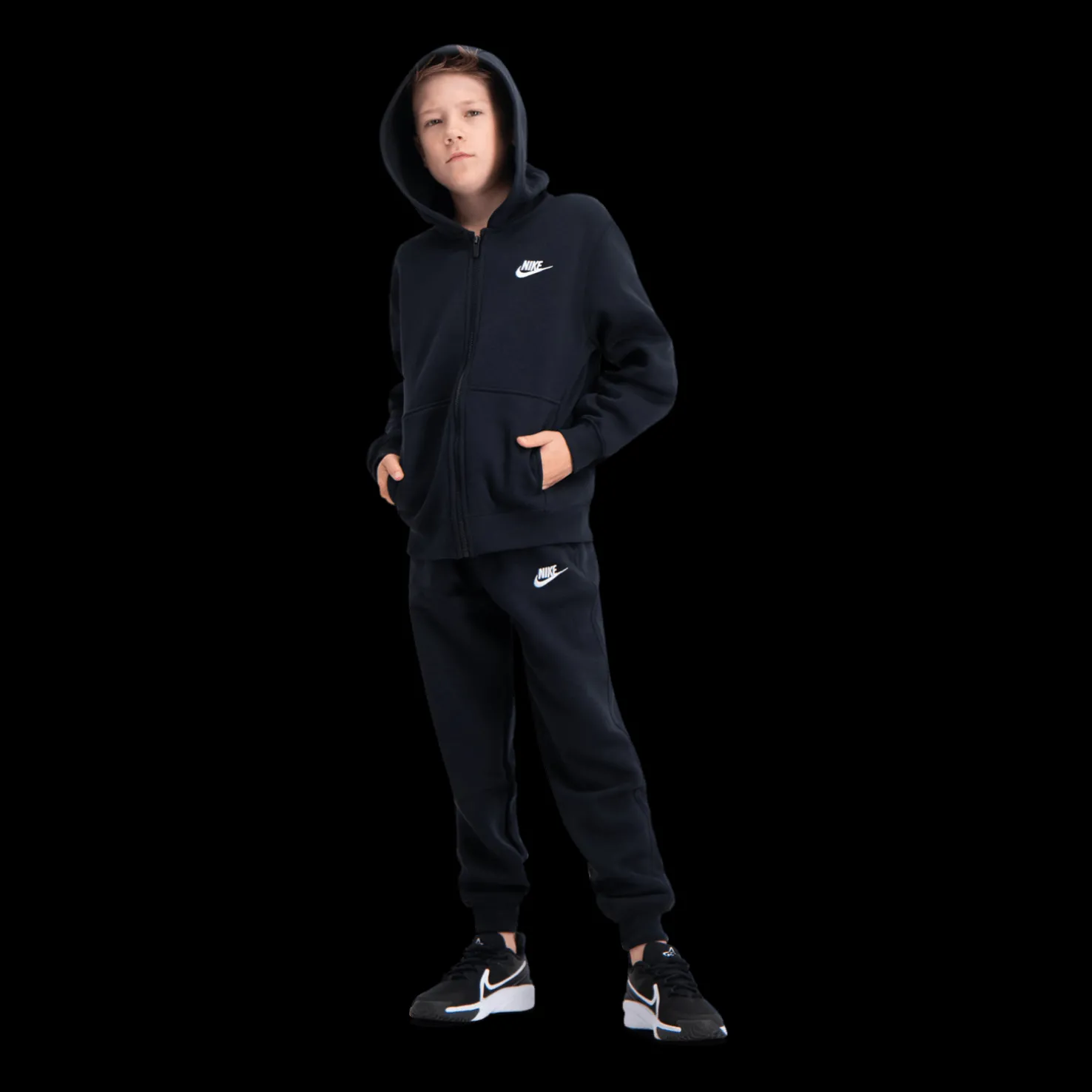 Sportswear Club Fleece, nuorten collegehousut - Vapaa-Ajan Housut - Sportswear Club Fleece, nuorten collegehousut
