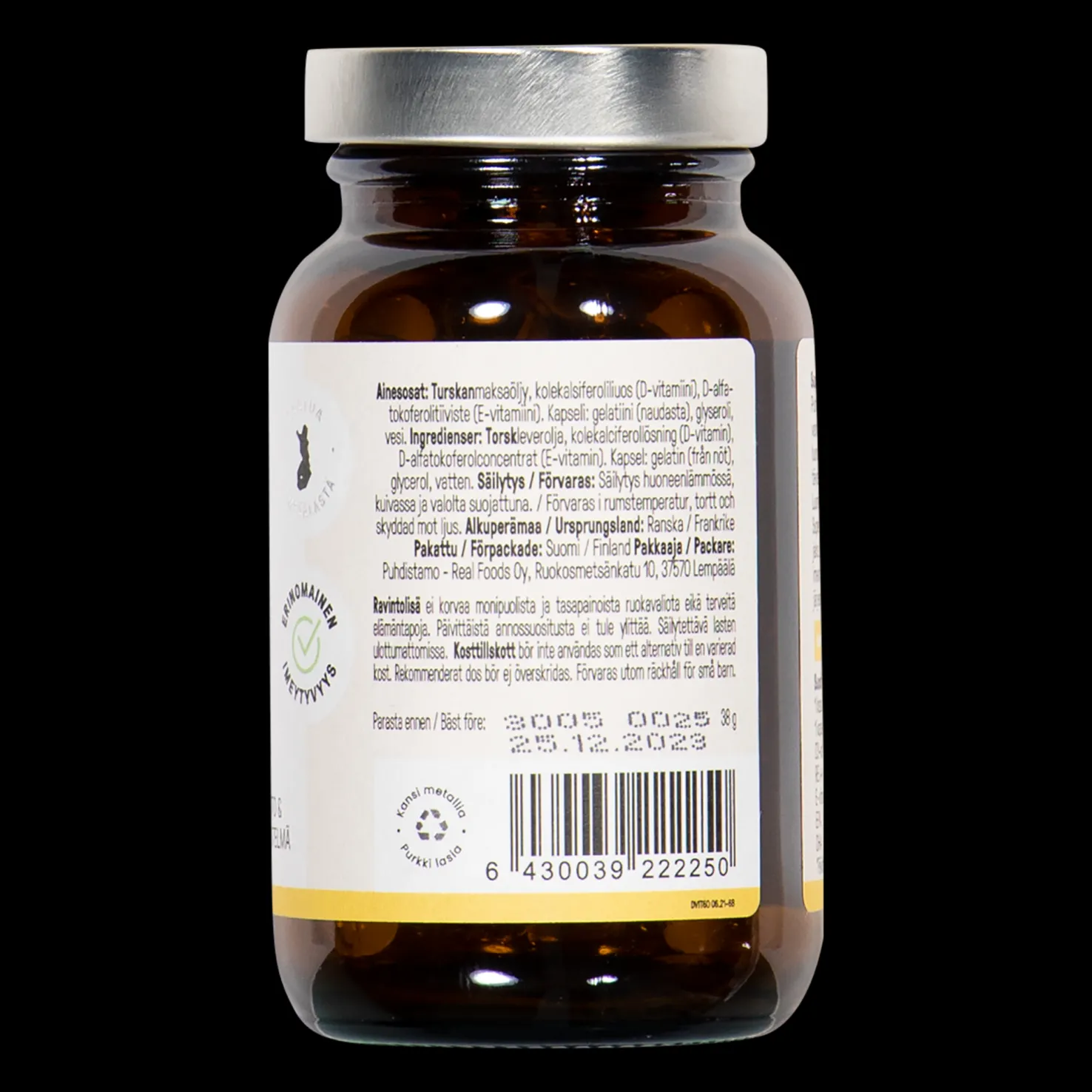 Super D-vitamiini 60 kps - Superfood ja luonnolliset ravinteet - Super D-vitamiini 60 kps