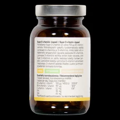 Super D-vitamiini 60 kps - Superfood ja luonnolliset ravinteet - Super D-vitamiini 60 kps