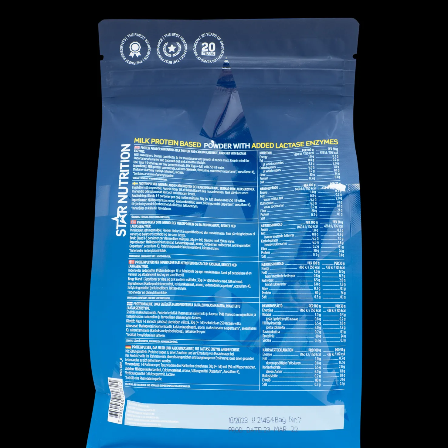 Supreme Casein 750 g, proteiinijauhe - Proteiinilisät - Supreme Casein 750 g, proteiinijauhe