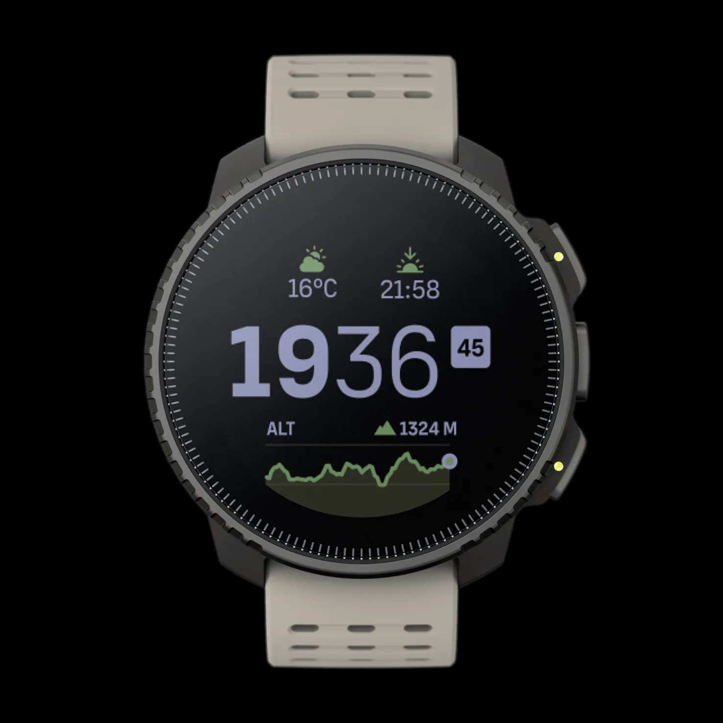 Suunto Vertical Black Sand, multisportkello, älykello, unisex - Sykemittarit - Suunto Vertical Black Sand, multisportkello, älykello, unisex