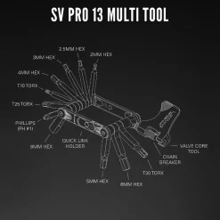 SV PRO 13 multitool - Polkupyörän Työkalusarjat Ja Huoltotarvikkeet - SV PRO 13 multitool