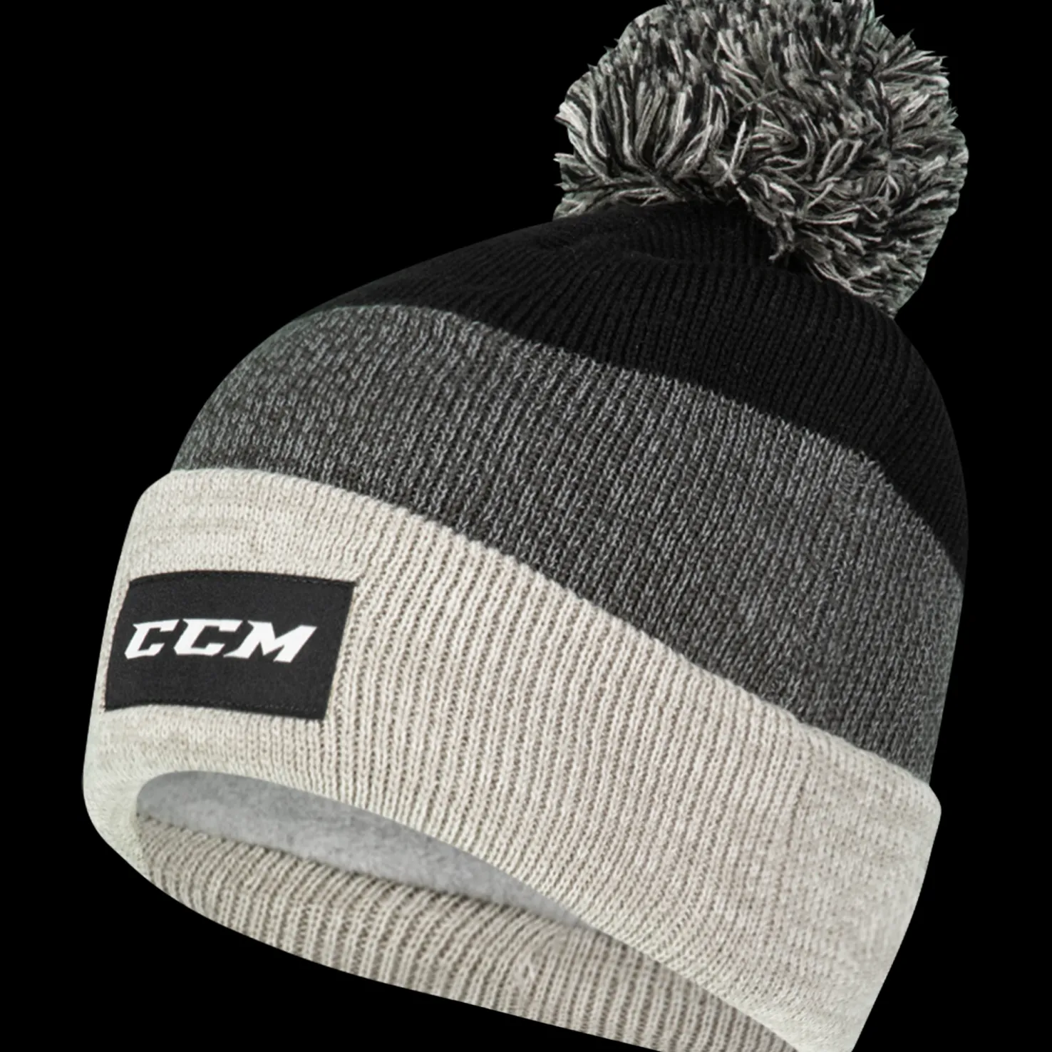 Team Cuffed Knit Pom 20, unisex pipo - Jääkiekkovaatteet - Team Cuffed Knit Pom 20, unisex pipo