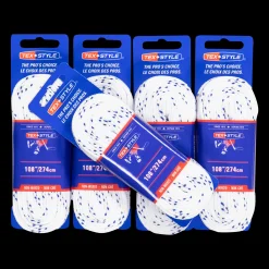 Texstyle unwaxed XL 274 cm white 24 pack- 21/22, luistinnauhat - Jääkiekkotarvikkeet - Texstyle unwaxed XL 274 cm white 24 pack- 21/22, luistinnauhat
