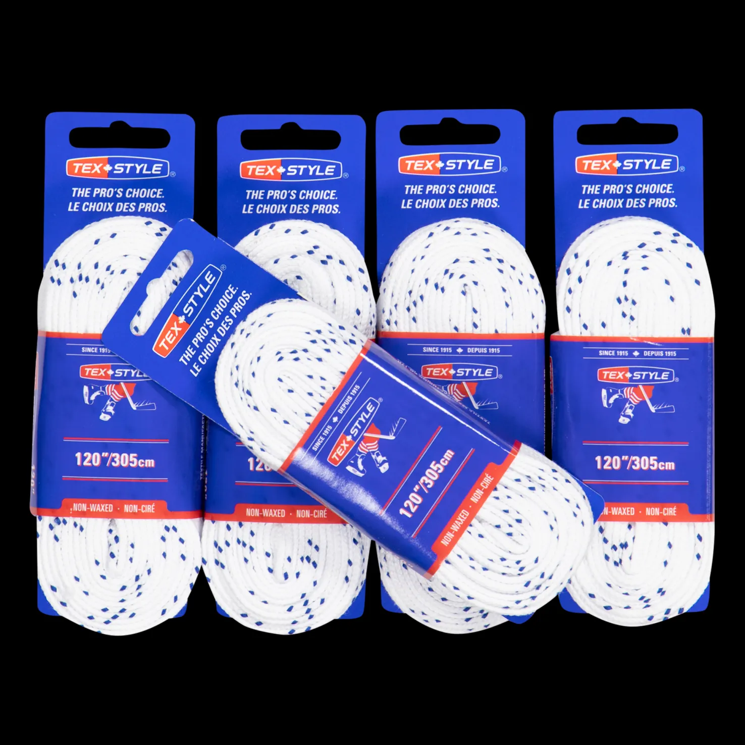 Texstyle unwaxed XL 304 cm white 24 pack- 21/22, luistinnauhat - Vahanauhat - Texstyle unwaxed XL 304 cm white 24 pack- 21/22, luistinnauhat