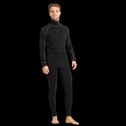 Thermo Turtle Neck W/zip, miesten villapaita - Villakerrastot yläosat miehet - Thermo Turtle Neck W/zip, miesten villapaita