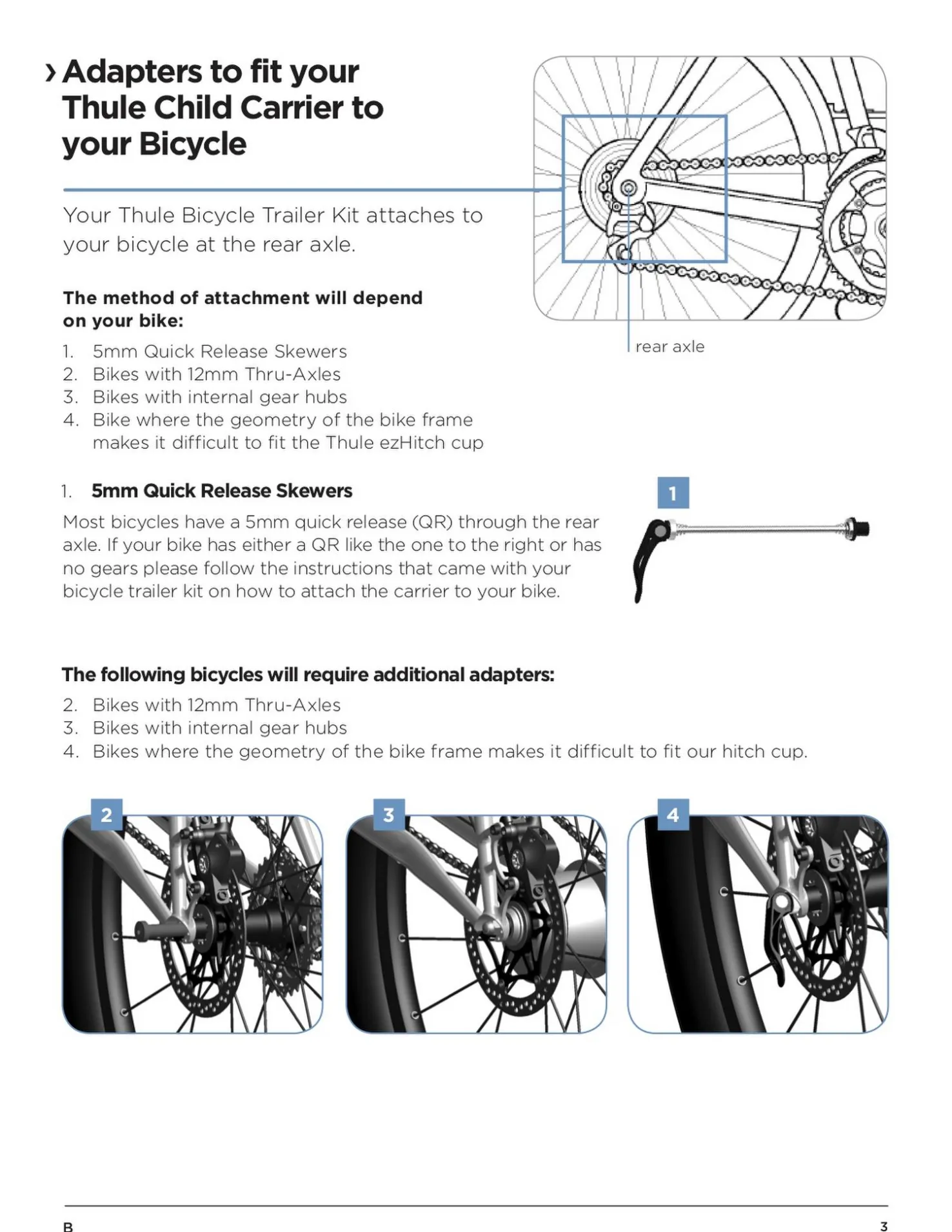 Thule Shimano E-Thru axle adapter, lastenkuljetuskärryn akseliadapteri - Tarvikkeet Kuljetuskärryihin - Thule Shimano E-Thru axle adapter, lastenkuljetuskärryn akseliadapteri