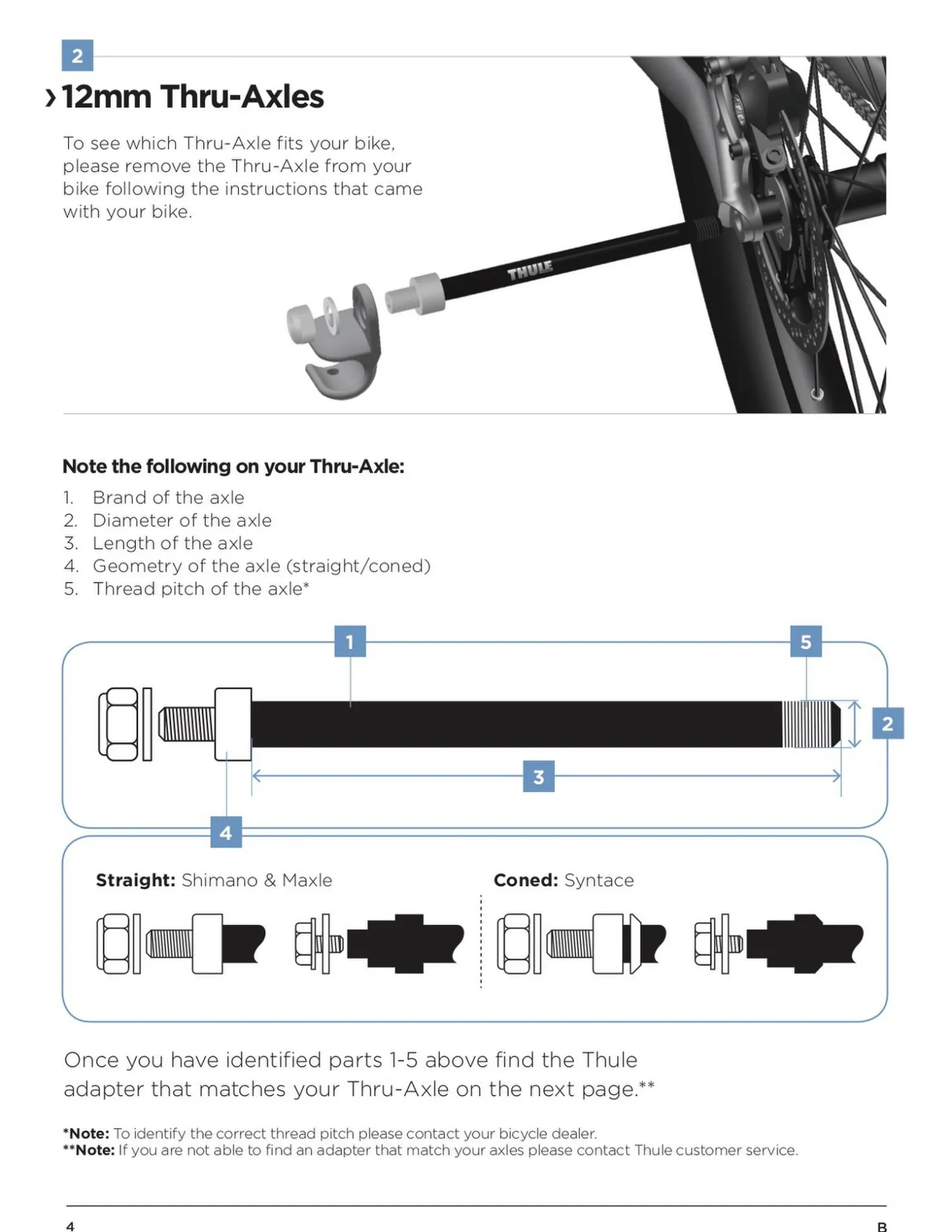 Thule Shimano E-Thru axle adapter, lastenkuljetuskärryn akseliadapteri - Tarvikkeet Kuljetuskärryihin - Thule Shimano E-Thru axle adapter, lastenkuljetuskärryn akseliadapteri
