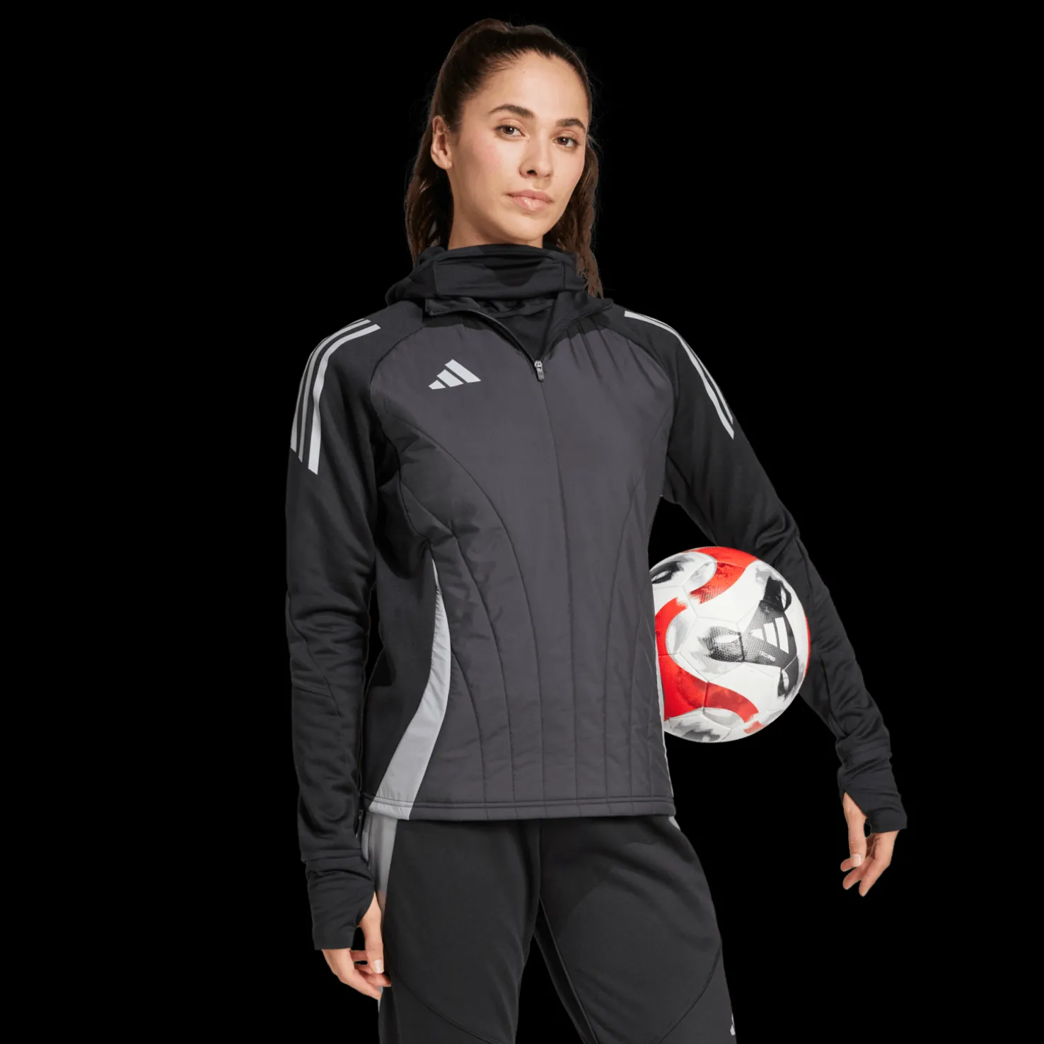 Tiro24 Competition Winterized Top, naisten jalkapallopaita - Pitkähihaiset Treenipaidat - Tiro24 Competition Winterized Top, naisten jalkapallopaita