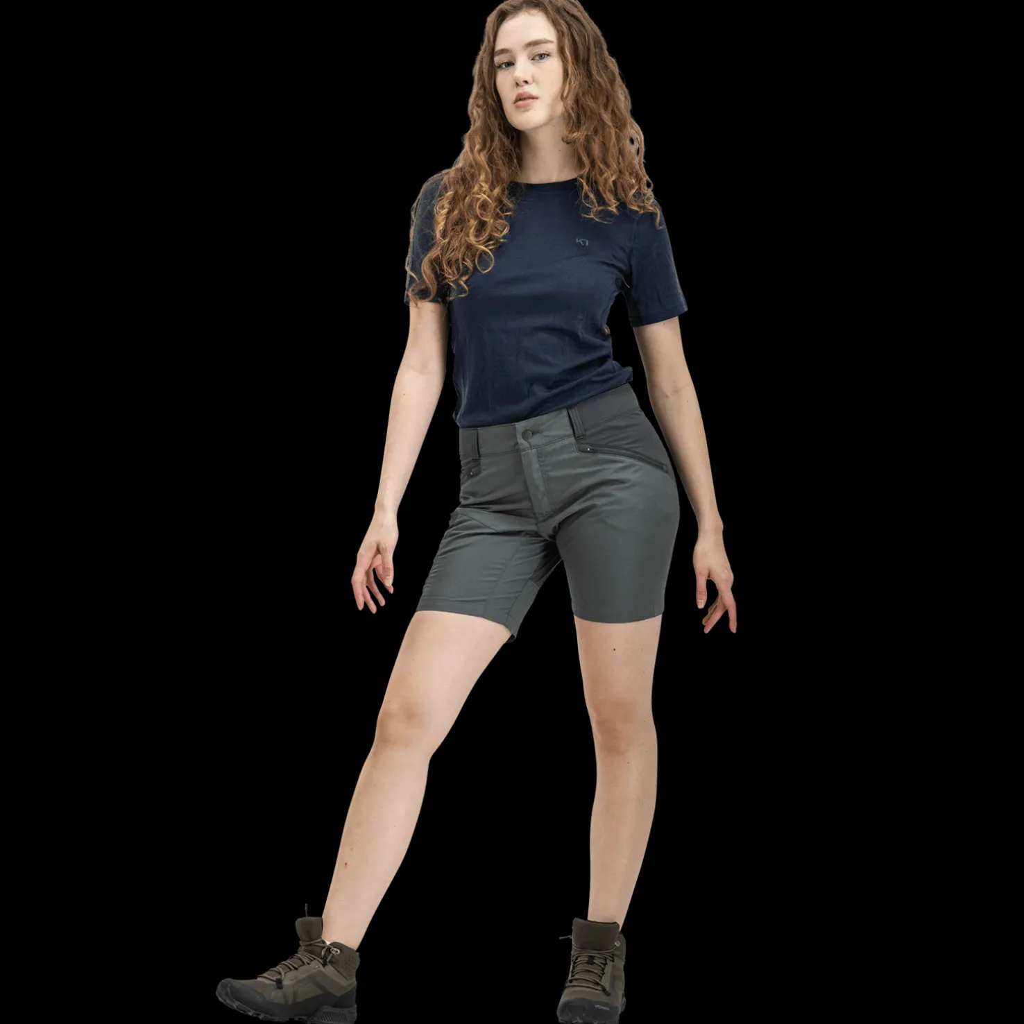 Tived Stretch Hybrid Shorts, naisten vaellusshortsit - Vapaa-Ajan Shortsit - Tived Stretch Hybrid Shorts, naisten vaellusshortsit