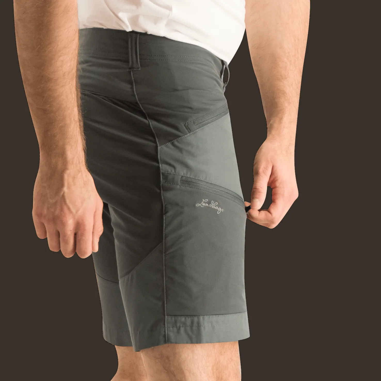 Tived Stretch Hybrid Shorts, miesten vaellusshortsit - Ulkoilushortsit - Tived Stretch Hybrid Shorts, miesten vaellusshortsit