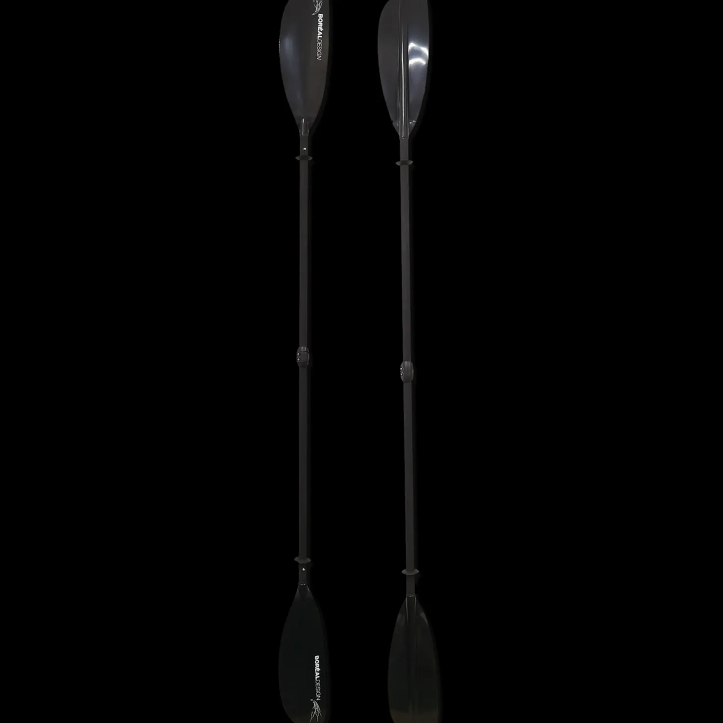 Tour 4 piced FiberGlas paddle 230 cm, mela - Kajakkimelat - Tour 4 piced FiberGlas paddle 230 cm, mela