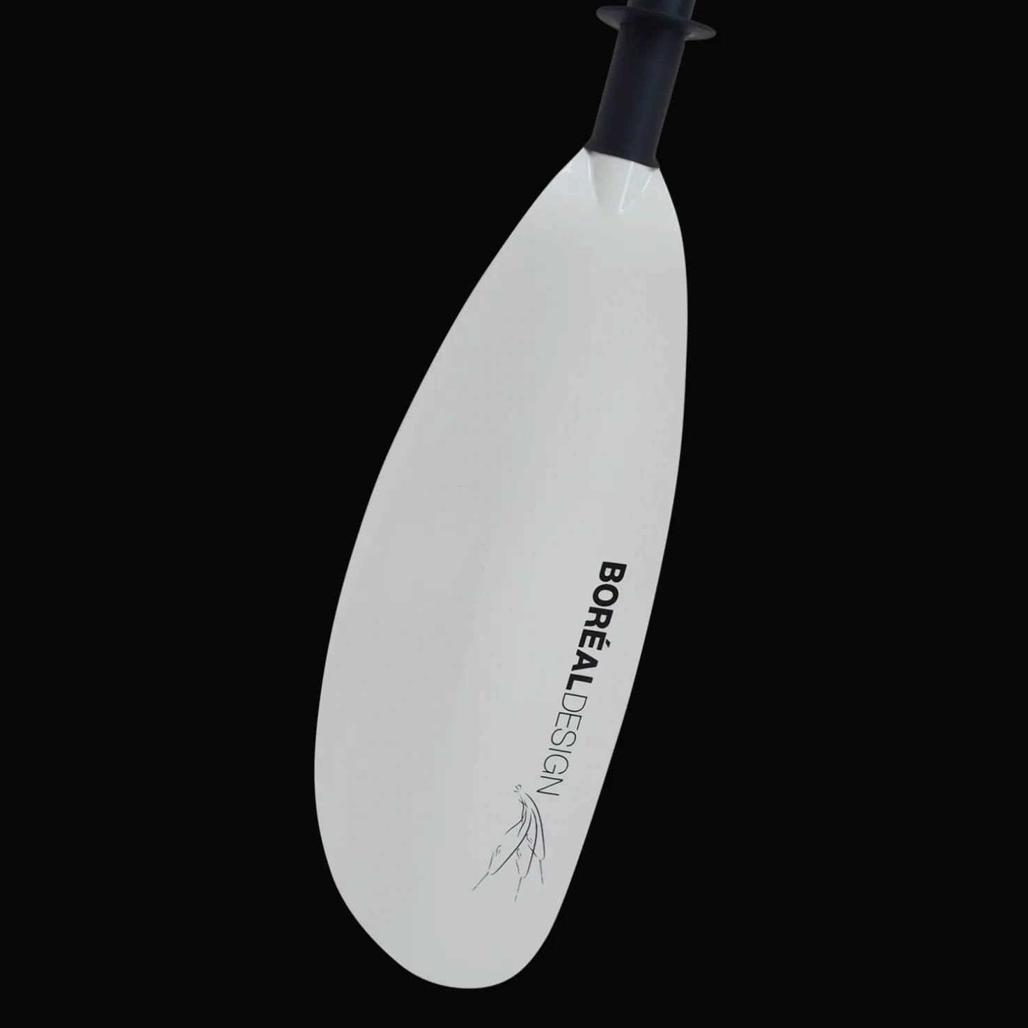 Tour FiberGlas paddle 220-230 cm, mela - Kajakkimelat - Tour FiberGlas paddle 220-230 cm, mela