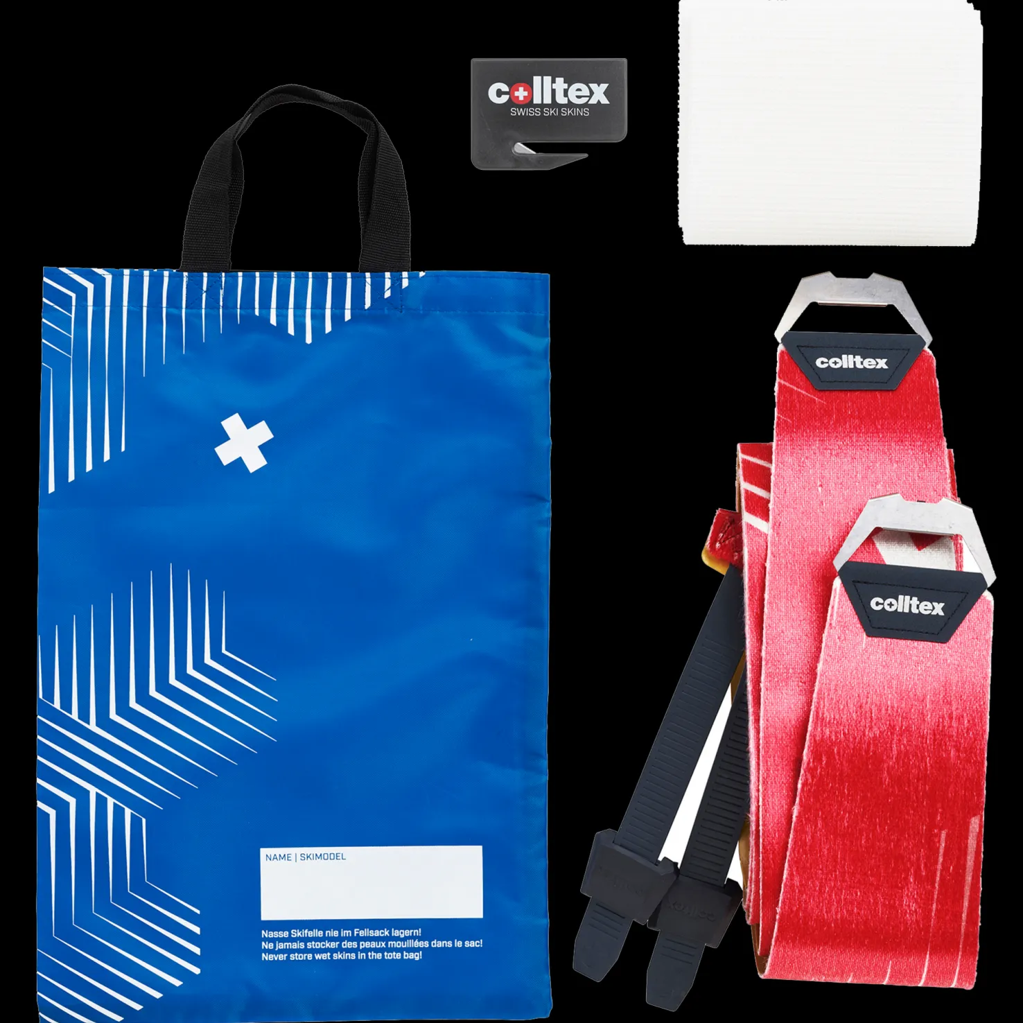 Touring Skins Acc. Colltex Lucendro Crystal 100mm 24/25, vaihtokarvat - Skinit Maastohiihto- Ja Randosuksiin - Touring Skins Acc. Colltex Lucendro Crystal 100mm 24/25, vaihtokarvat