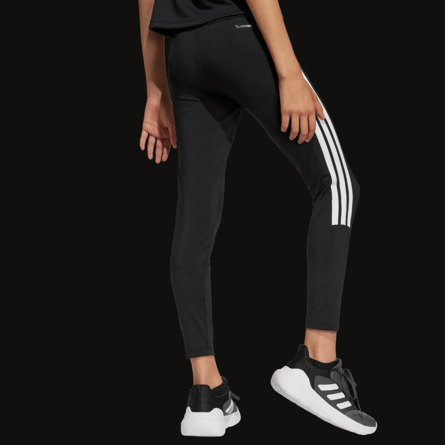 Train Essentials 3-Stripes Leggings, nuorten treenitrikoot - Treenitrikoot - Train Essentials 3-Stripes Leggings, nuorten treenitrikoot