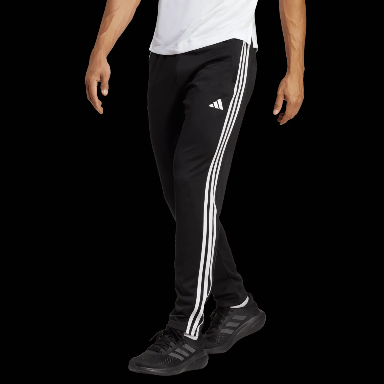 Train Essentials 3-Stripes Training Pants, miesten treenihousut - Treenihousut - Train Essentials 3-Stripes Training Pants, miesten treenihousut