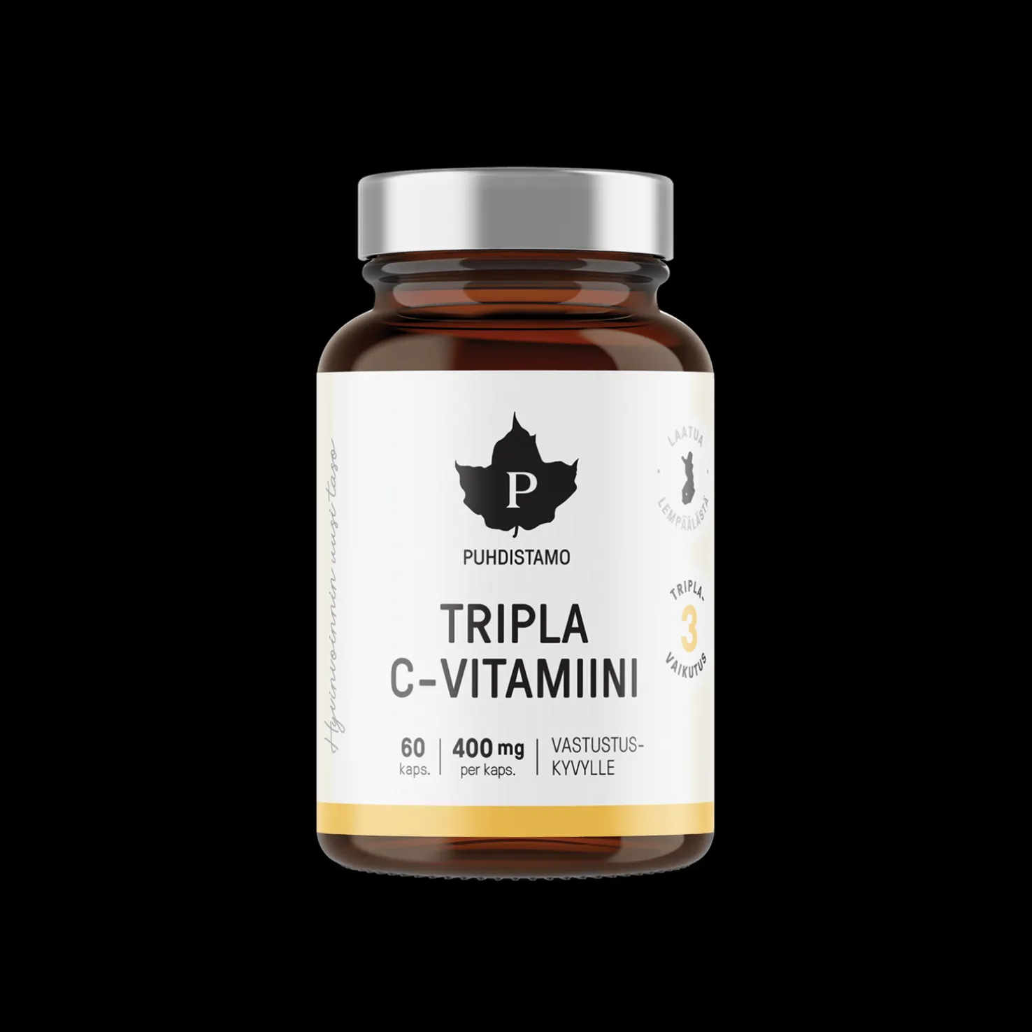 Tripla C-vitamiini 400 mg, ravintolisä - Superfood ja luonnolliset ravinteet - Tripla C-vitamiini 400 mg, ravintolisä