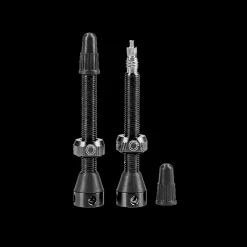 Tubeless Valve 70mm PAIR Black, Presta, alumiini, venttiili - Polkupyörän Paikkaustarvikkeet - Tubeless Valve 70mm PAIR Black, Presta, alumiini, venttiili