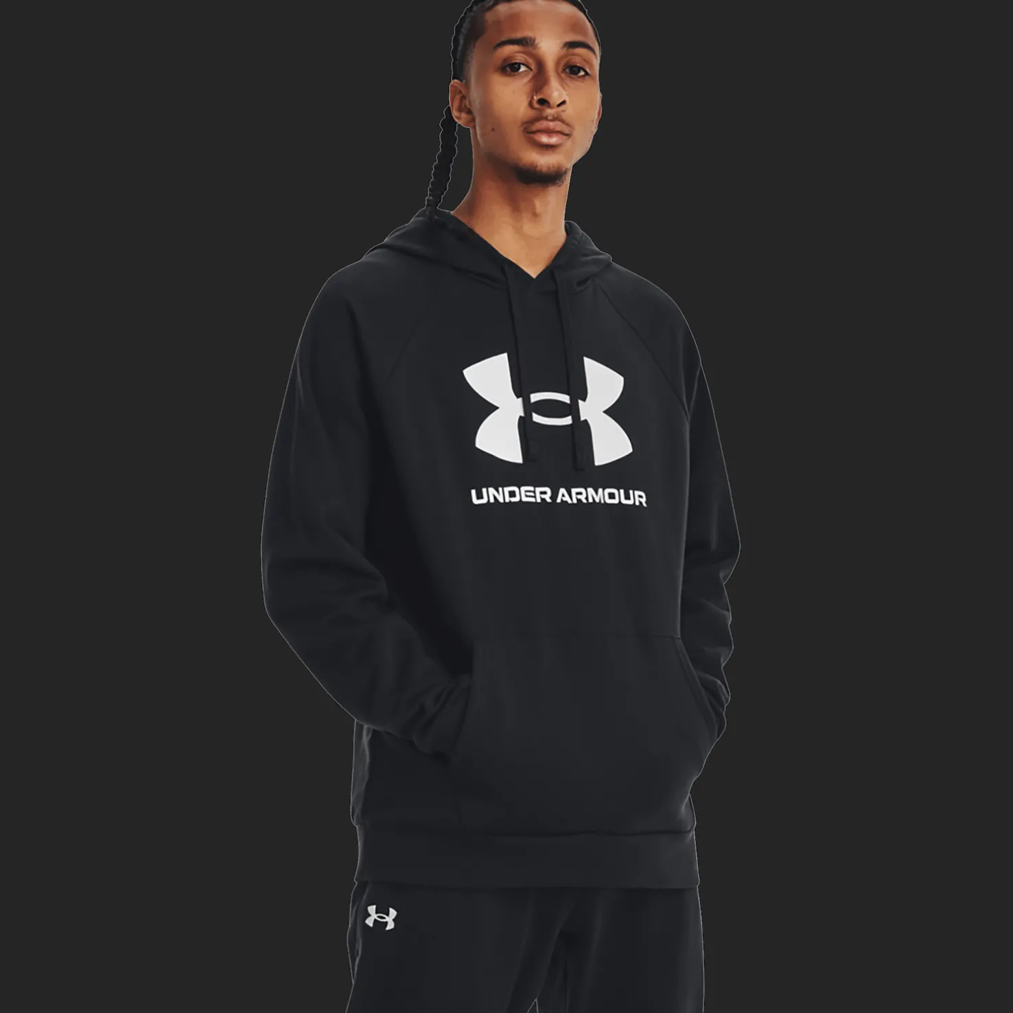 UA Rival Fleece Logo HD, miesten huppari - Hupparit - UA Rival Fleece Logo HD, miesten huppari