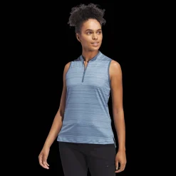 Ultimate365 Stripe Sleeveles Polo, naisten toppi - Golfpaidat Ja -Pikeet - Ultimate365 Stripe Sleeveles Polo, naisten toppi
