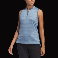 Ultimate365 Stripe Sleeveles Polo, naisten toppi - Golfpaidat Ja -Pikeet - Ultimate365 Stripe Sleeveles Polo, naisten toppi
