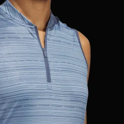 Ultimate365 Stripe Sleeveles Polo, naisten toppi - Golfpaidat Ja -Pikeet - Ultimate365 Stripe Sleeveles Polo, naisten toppi