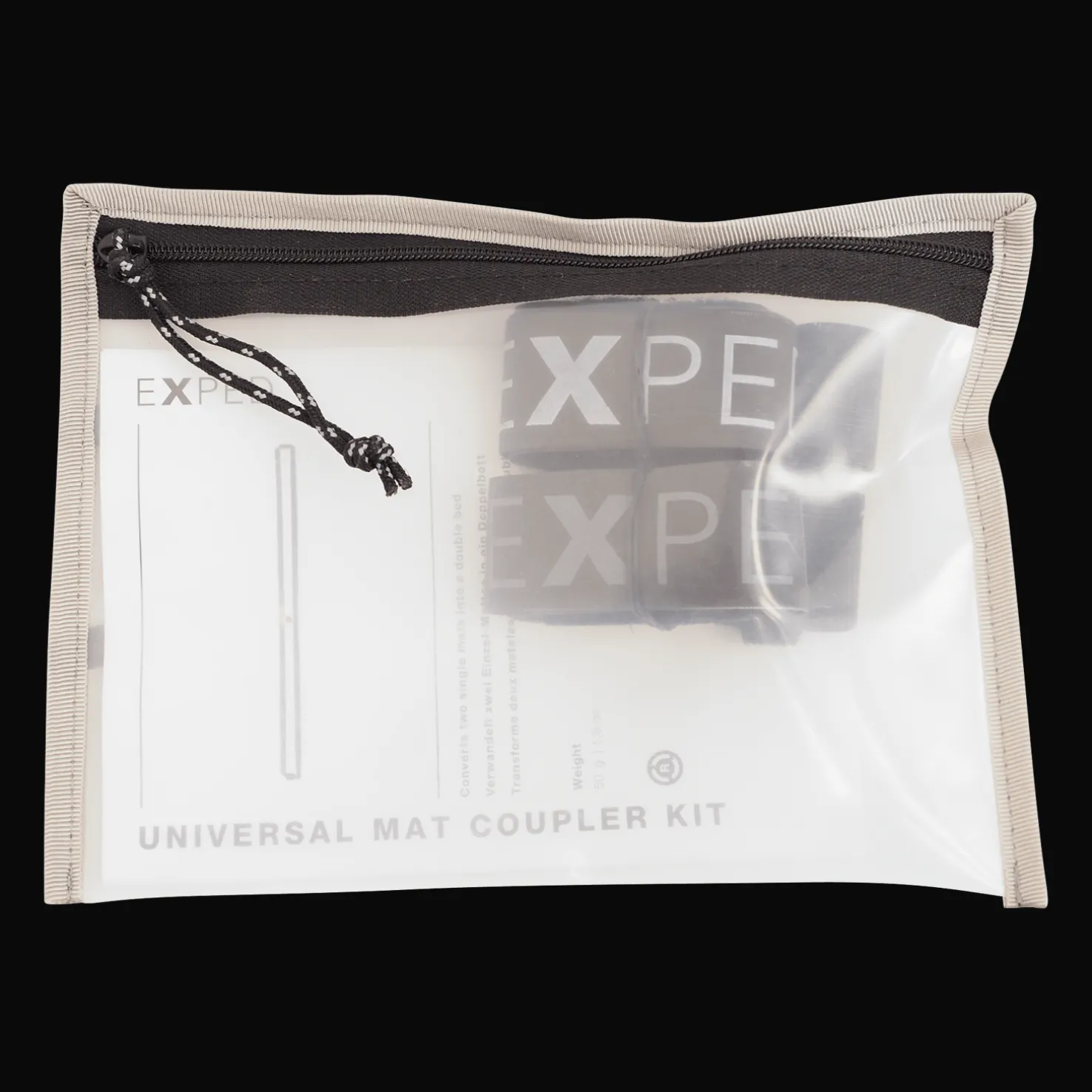 Universal Mat Coupler Kit, kiinnityshihnat makuualustoille - Makuupussien Varusteet - Universal Mat Coupler Kit, kiinnityshihnat makuualustoille