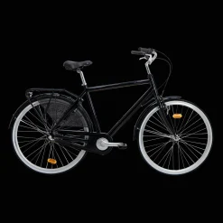 Vilmer 28" 3-speed Classic Black 24, miesten kaupunkipyörä - Citypyörät - Vilmer 28" 3-speed Classic Black 24, miesten kaupunkipyörä