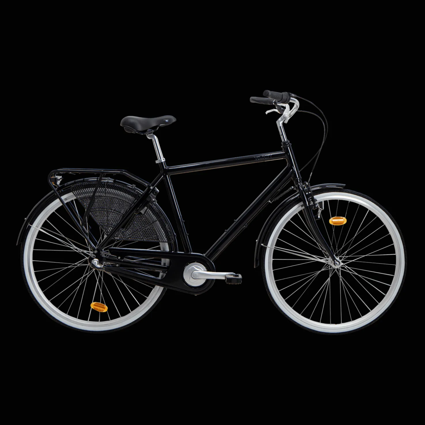 Vilmer 28" 3-speed Classic Black 24, miesten kaupunkipyörä - Citypyörät - Vilmer 28" 3-speed Classic Black 24, miesten kaupunkipyörä