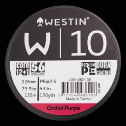 W10 13 Braid Orchid 0,26 mm 135 m 23.9 kg, monikuitusiima - Siimat Ja Perukkeet Kalastukseen - W10 13 Braid Orchid 0,26 mm 135 m 23.9 kg, monikuitusiima