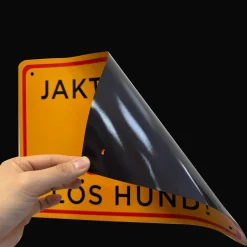 Warning Sign Wild Boar, metsästys käynnissä -varoituskyltti - Tarvikkeet Aseisiin - Warning Sign Wild Boar, metsästys käynnissä -varoituskyltti