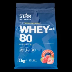 Whey-80, proteiinijauhe - Proteiinilisät - Whey-80, proteiinijauhe