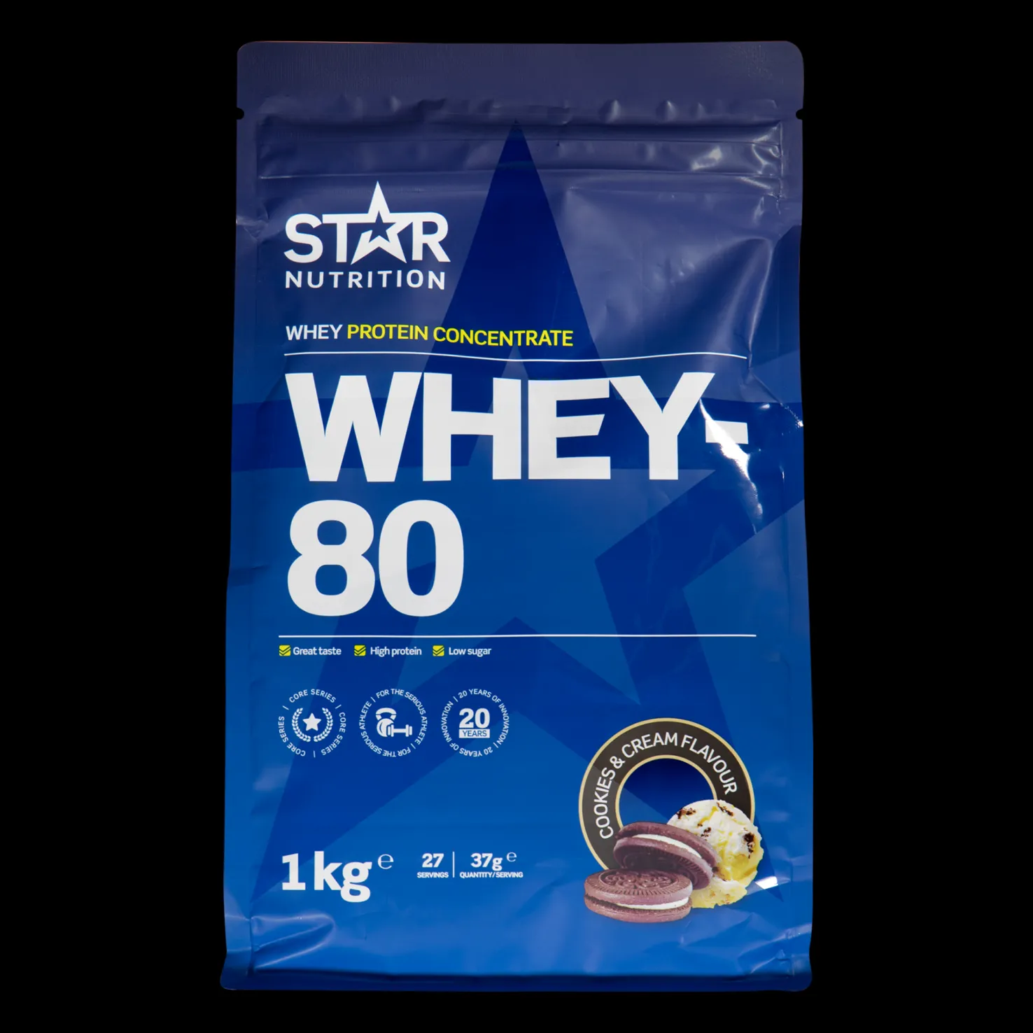 Whey-80, proteiinijauhe - Proteiinilisät - Whey-80, proteiinijauhe
