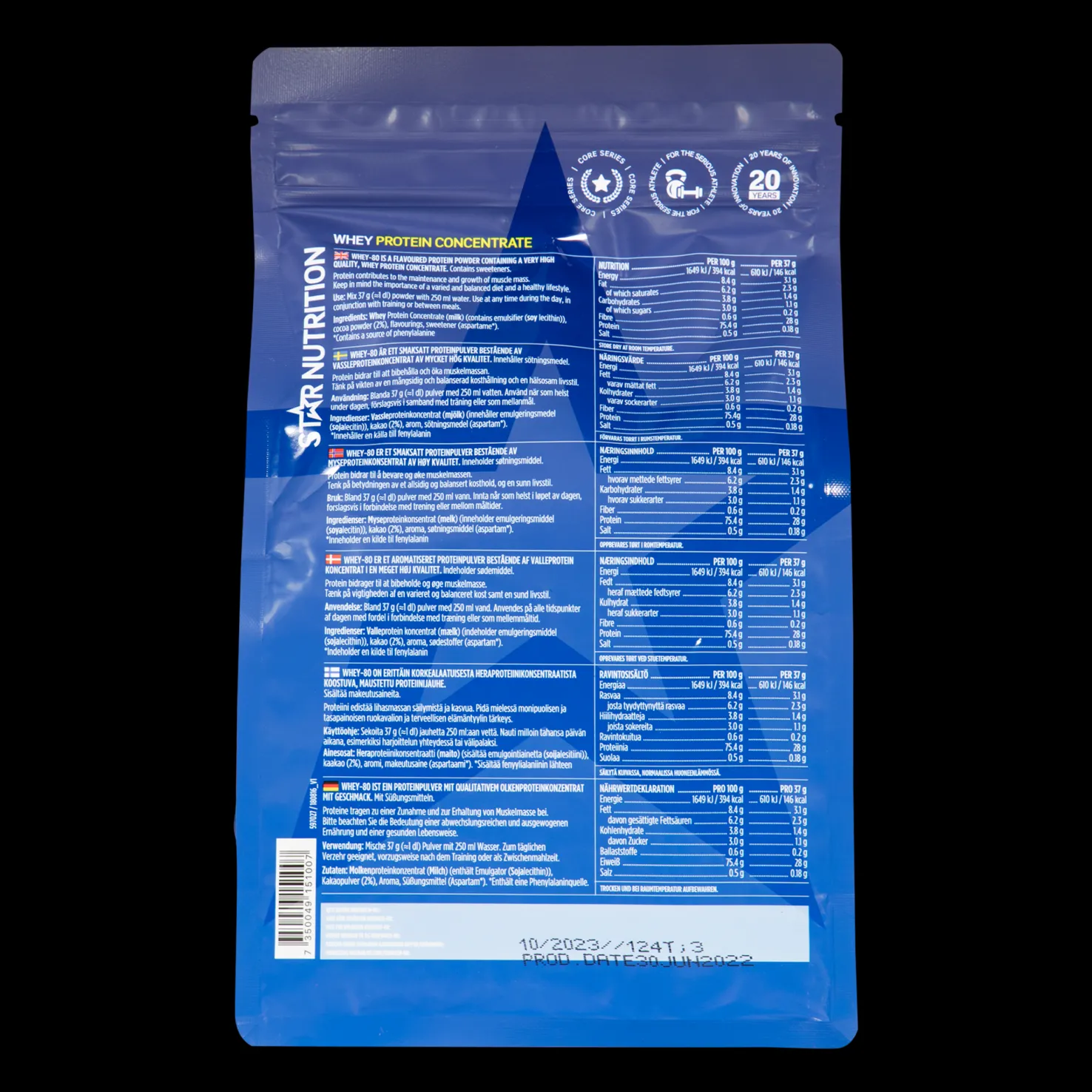 Whey-80, proteiinijauhe - Proteiinilisät - Whey-80, proteiinijauhe