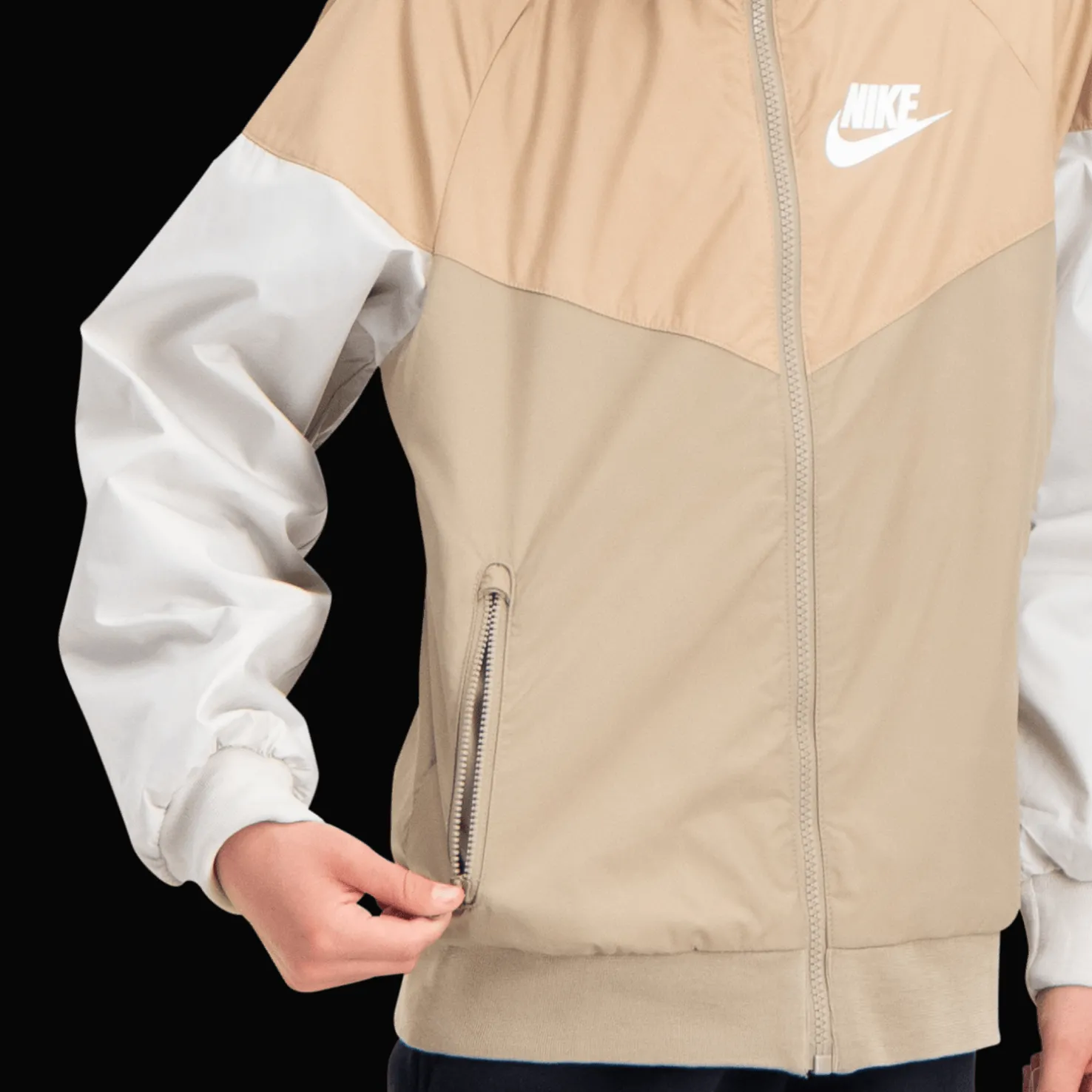 Windrunner Jacket, nuorten tuulitakki - Treenitakit Ja Juoksutakit - Windrunner Jacket, nuorten tuulitakki